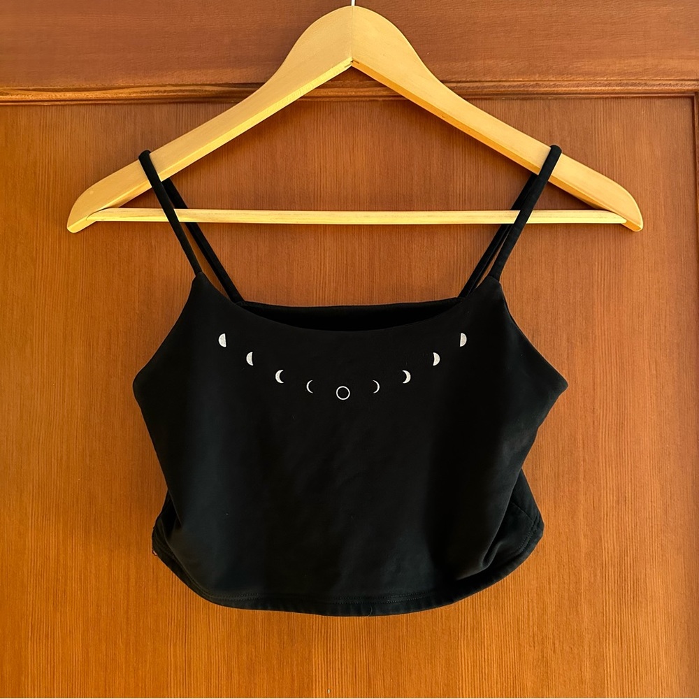 Purusha People Small Black Moon Phase Bralette
